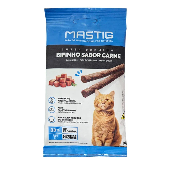 Mastig bifito para gatos sabor carne 30gr - imagen 1