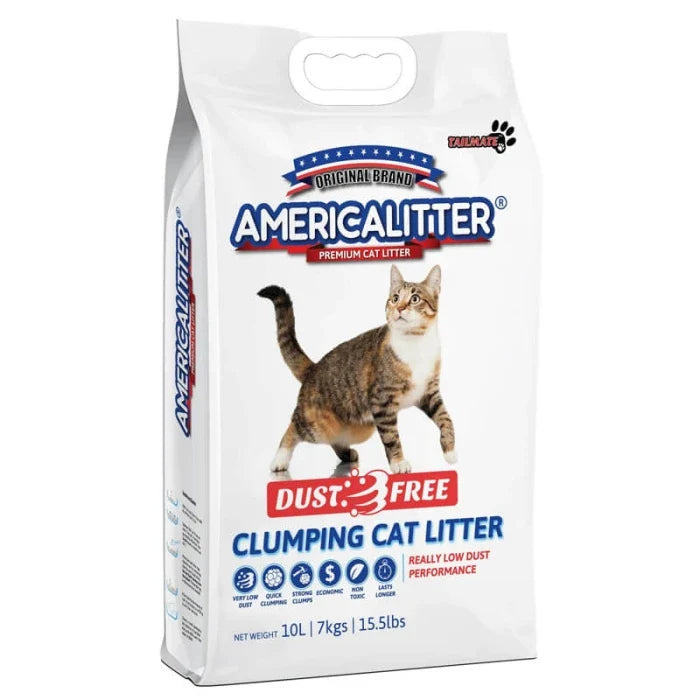 America Litter Dust Free 7KG - imagen 1