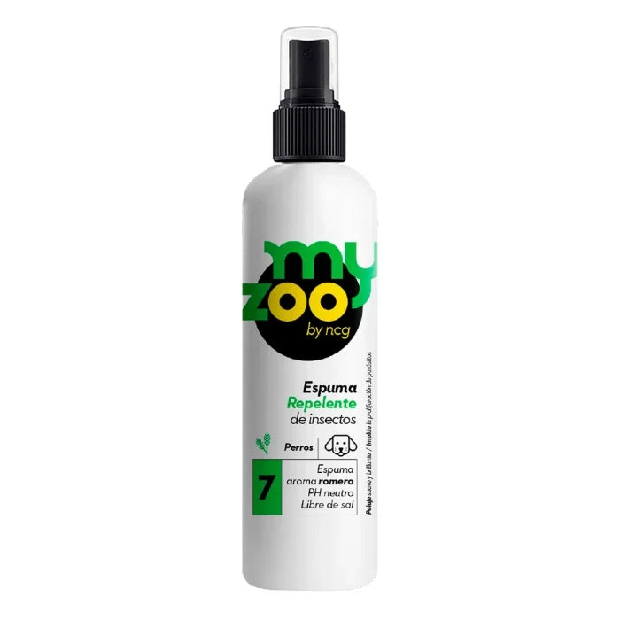 MyZoo Espuma repelente de insectos perros aroma romero - 250cc - imagen 1