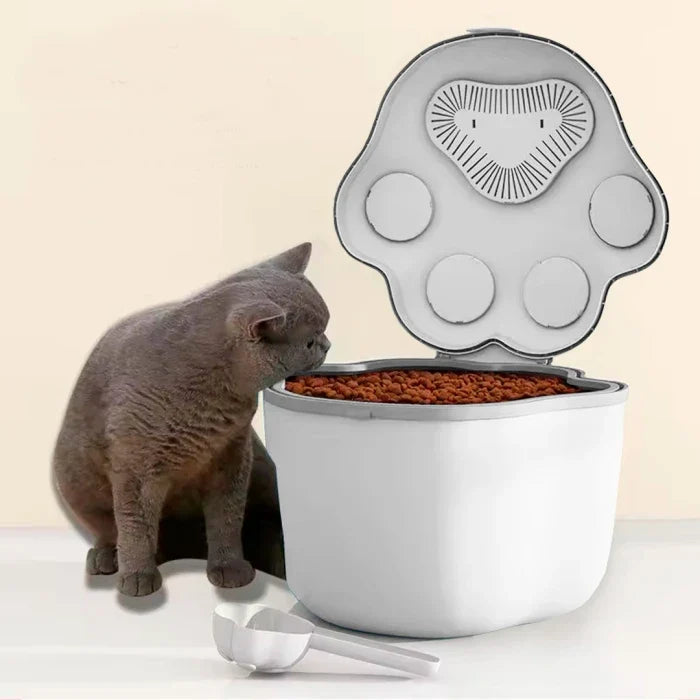 Cubo contenedor de comida (35x34x26cm gris) - imagen 1