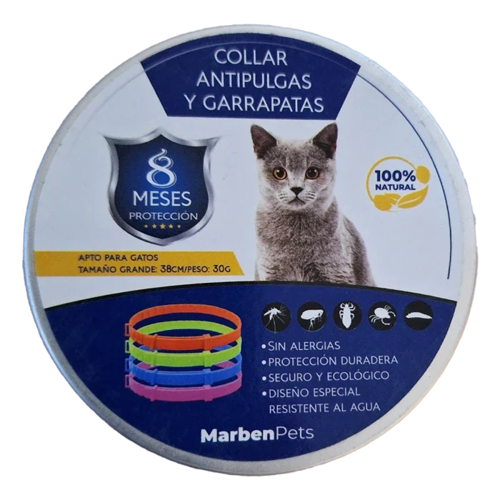 Marben Pets Collar gato antipulgas y garrapatas - 38cm - imagen 1