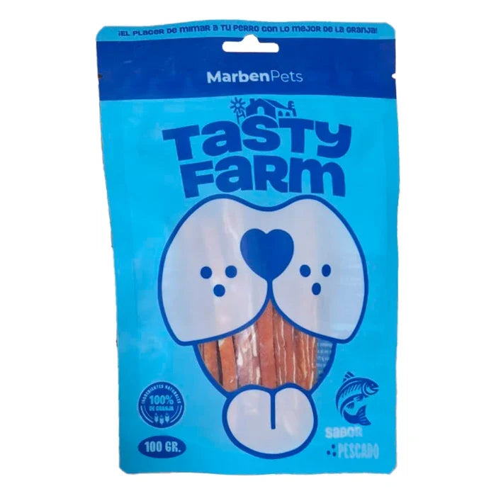 Tiritas de salmón 100Grs Tasty Farm - imagen 1