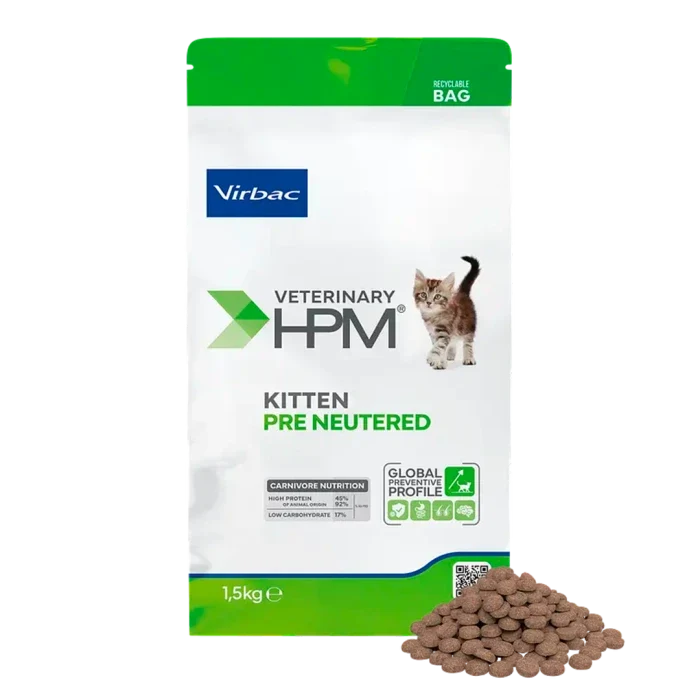 Alimento HPM Virbac Cat Kitten Pre Neutered 1.5kg - imagen 1