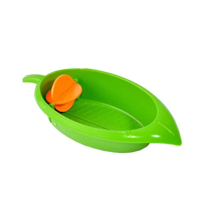 Bañera En Forma De Hoja Con Juguete - imagen 1