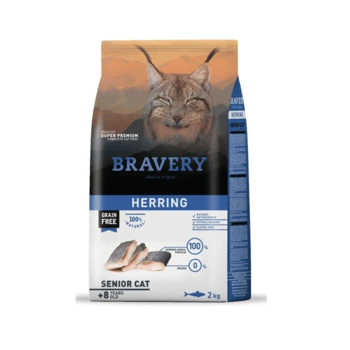 BRAVERY HERRING SENIOR CAT 2 KG - imagen 1