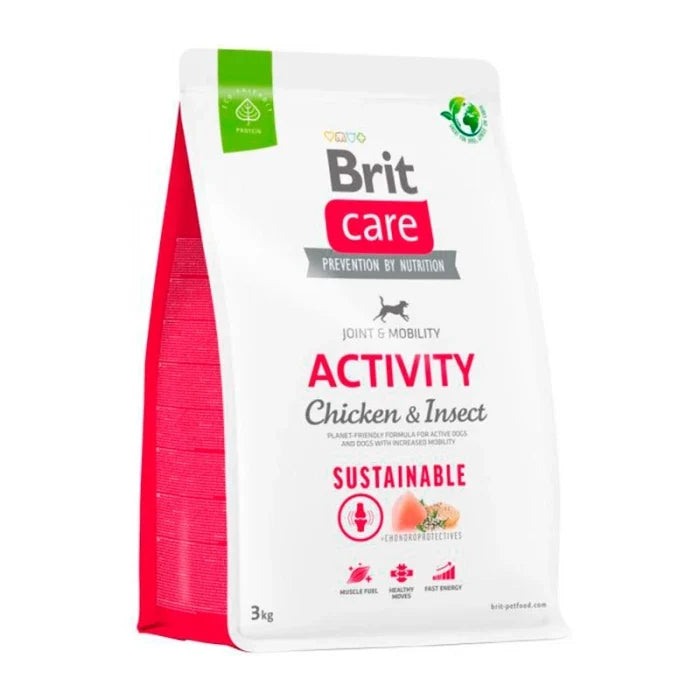 Brit care dog chicken & insect activity