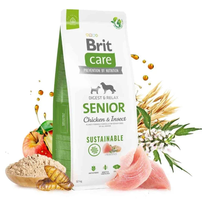 Brit care dog chicken & insect senior