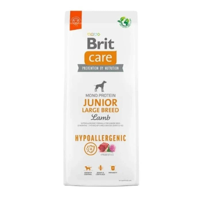 Brit Care hipolergenic para perros Junior Large Breed Lamb