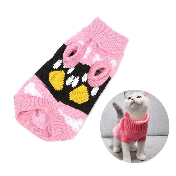 Chaleco de Patitas con cuello para Perros y Gatos