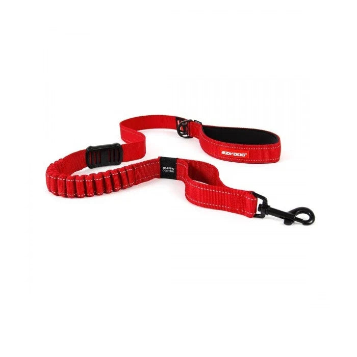 Correa EzyDog Zero Shock Leash Rojo - imagen 1