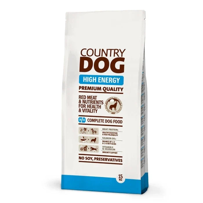 COUNTRY DOG HIGH ENERGY PERROS ADULTOS 15 KG - imagen 1