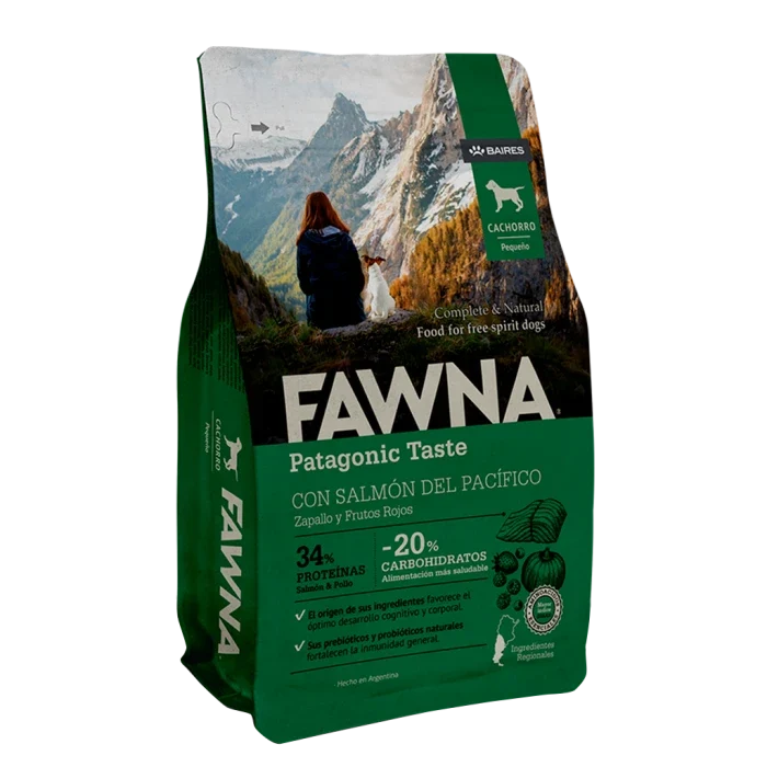 Fawna Perro Cachorro razas pequeñas - Salmón frutos rojos