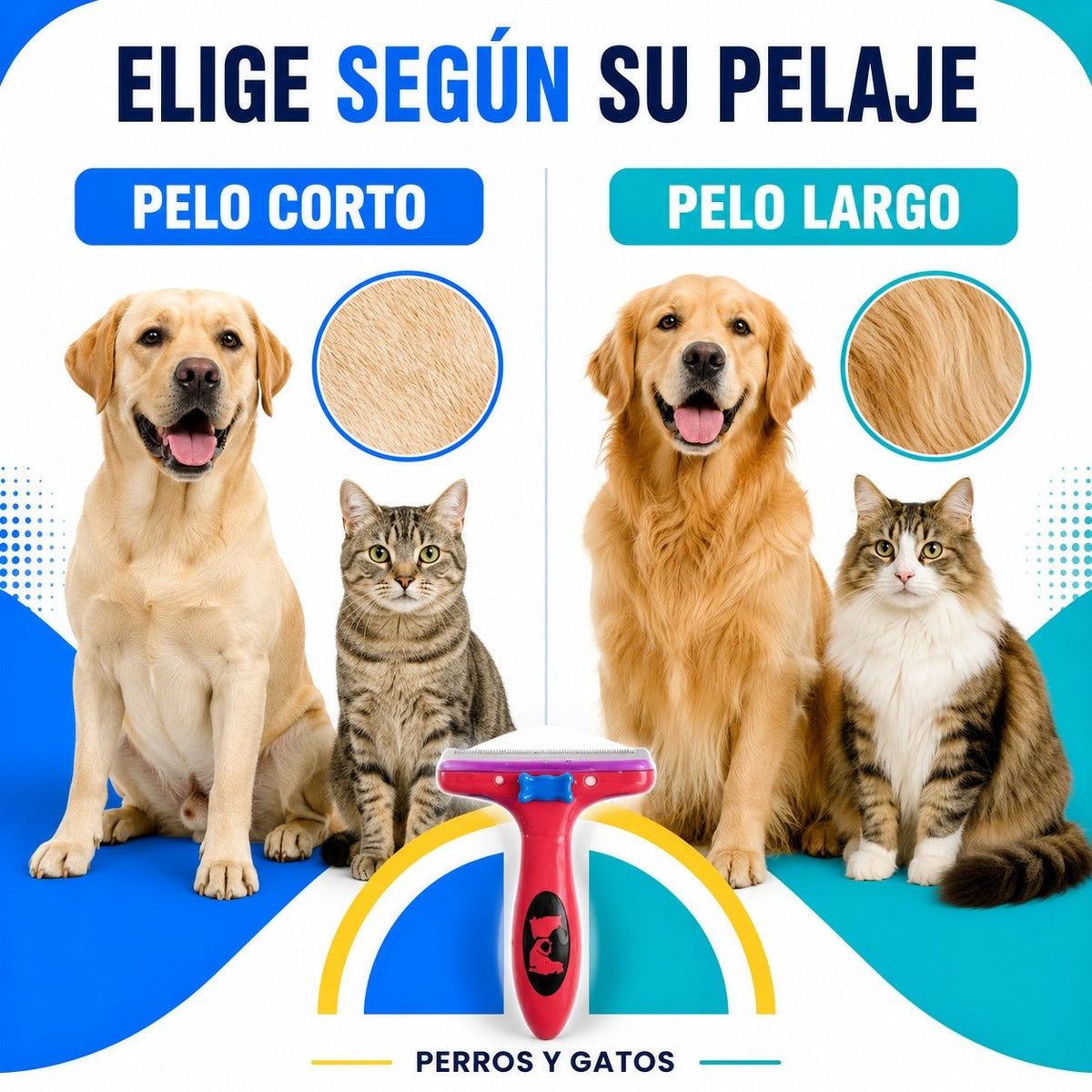 Furmaster Furminator Cepillo Despelechador Talla S para Gatos - Pethome
