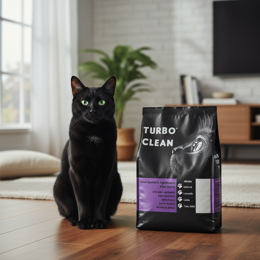 Arena Sanitaria Turbo Clean Aglutinante Lavanda