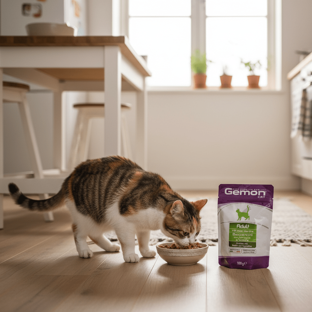 Gemon Cat Adult Pouch Rabbit & Vegetables - Pethome