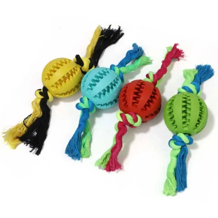 Juguete Bola Con Cuerda Para Perros - imagen 1