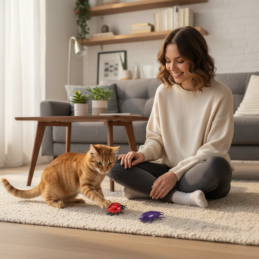Juguete eléctrico insecto para gatos - Lifestyle