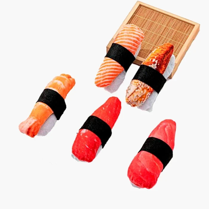 JUGUETE PELUCHE CON CATNIP SUSHI