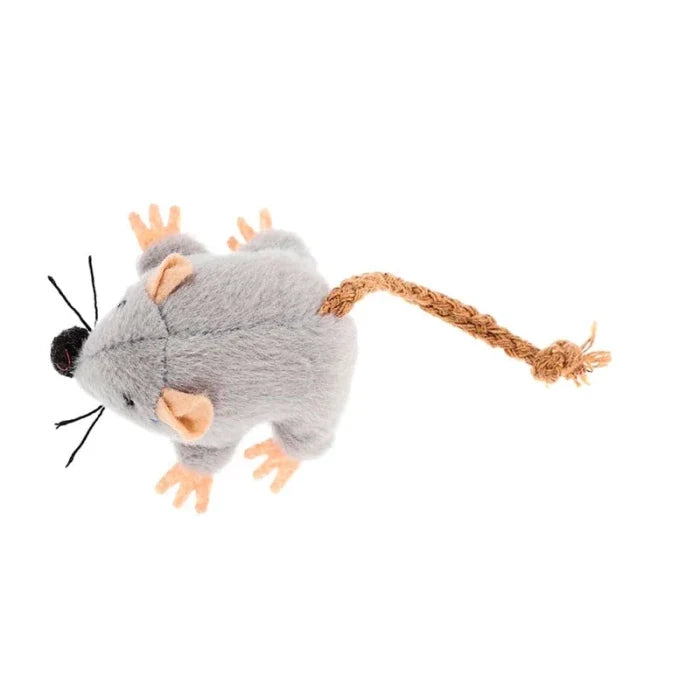 JUGUETE PELUCHE RATON CON CATNIP - imagen 1