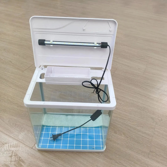 Mini Acuario Completo con Luz LED y Filtro Marben Pets 9.2L - Pethome
