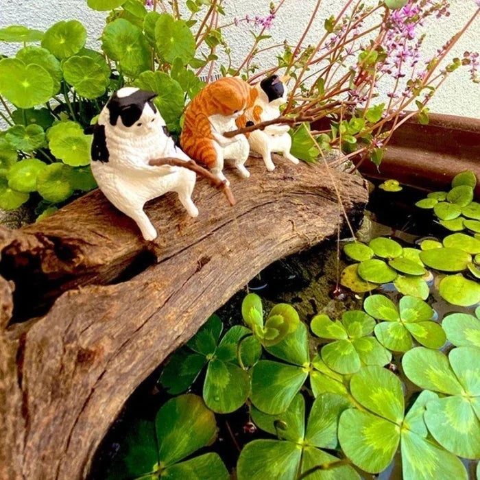 Ornamento gato pescador - imagen 1