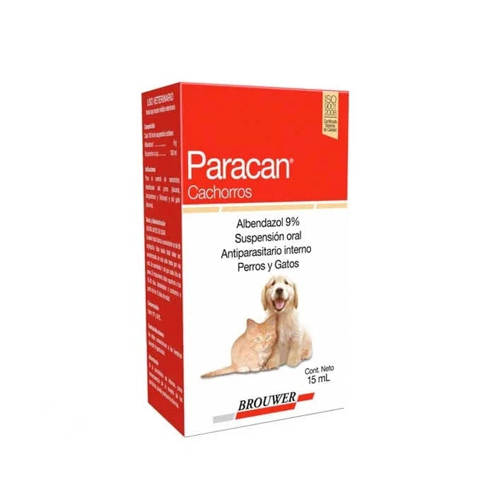 Paracan Cachorros Antiparasitario Interno 15ML - imagen 1
