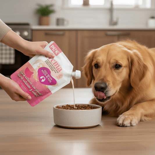 Pink Crema Topper caldo de huesos para perros receta de pato - 510ml - Pethome