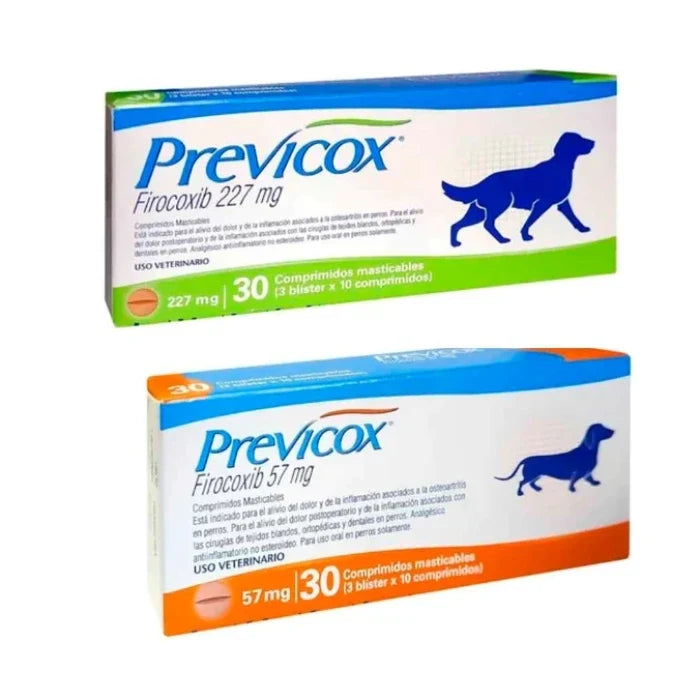 Previcox antiinflamatorio masticable para perros