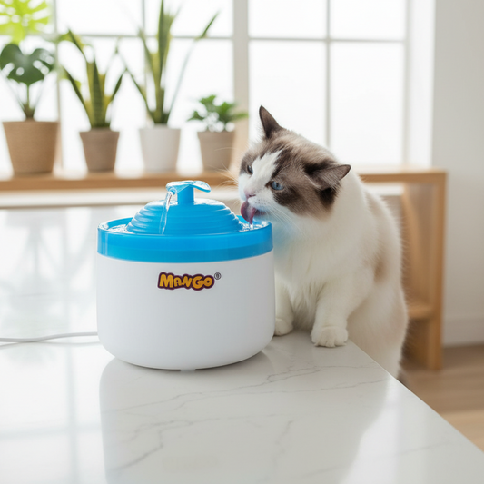 Fuente de agua para gatos con filtro, USB, recirculacion de 2 Lts