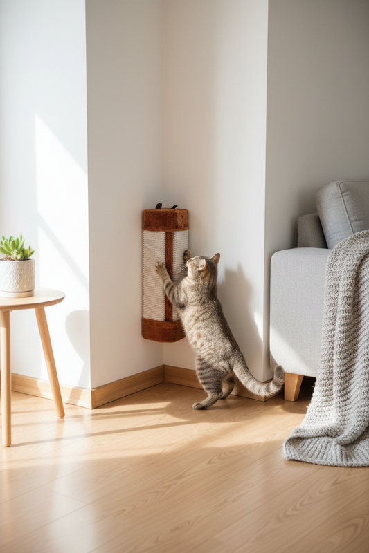Rascador Esquinero para Muebles y Murallas