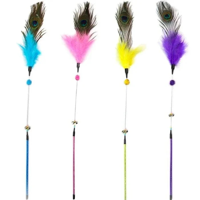 Wonder Cat Juguete varilla plumas 70 cm con segmento flexible - imagen 1