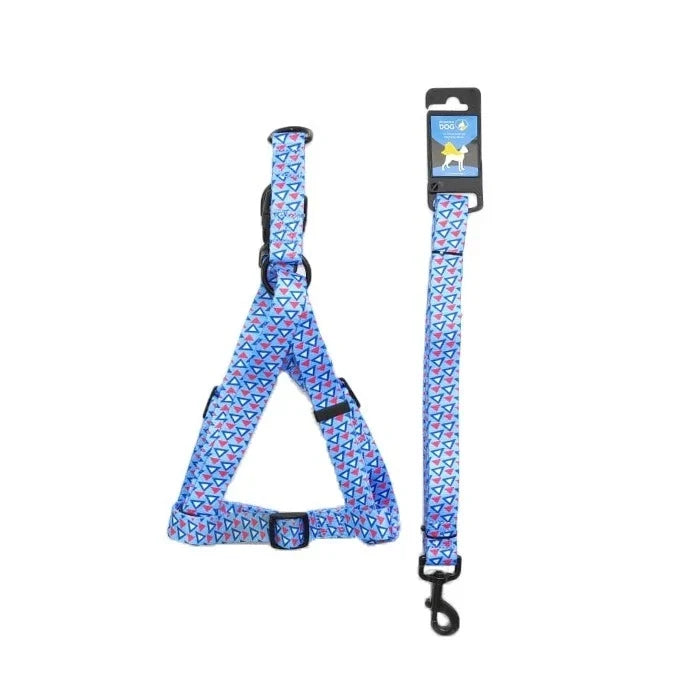 Wonder Dog Arnés para Perros con Trailla Azul
