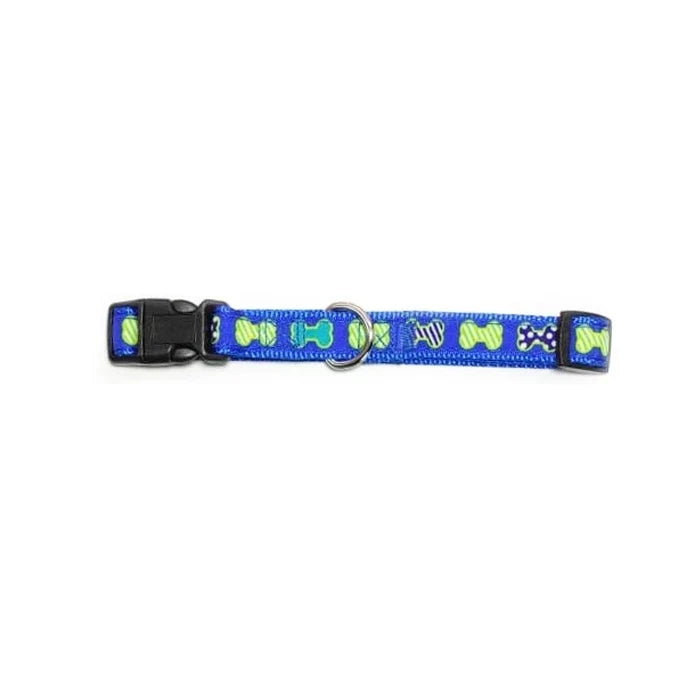Wonder Dog Collar de Huesitos Azules