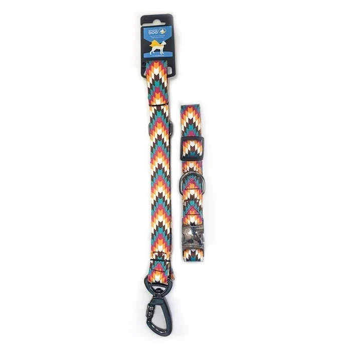 Wonder Dog Collar para Perros con Trailla Multicolor