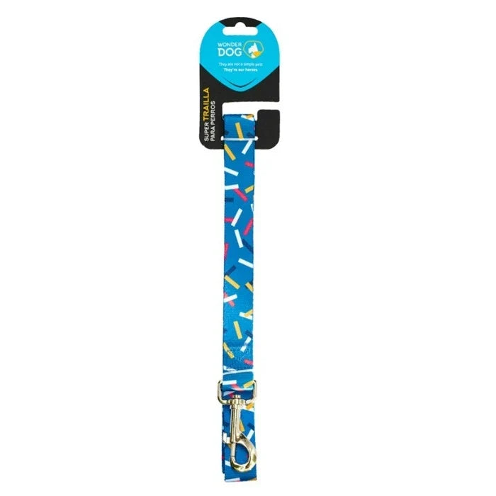 Wonder Dog Trailla Diseño Azul Con Rayas