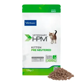 Alimento HPM Virbac Cat Kitten Pre Neutered 1.5kg