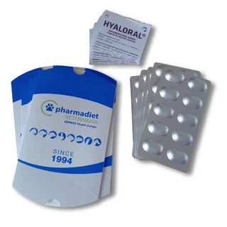 Blister Hyaloral Suplemento Articular Razas Pequeñas y Medianas 10 Comprimidos