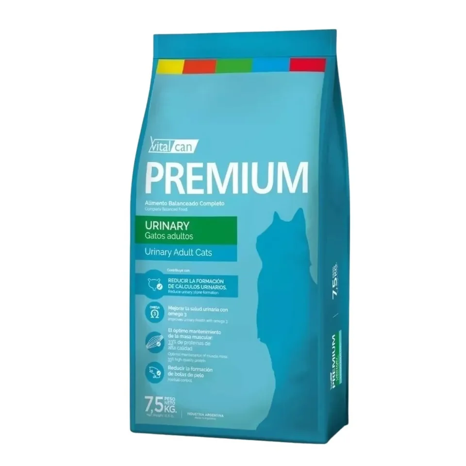 Vitalcan Gatos Premium Adulto Urinary - 7.5 Kg