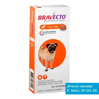 Bravecto 4.5-10KG - Remate