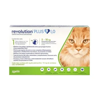 REVOLUTION PLUS PIPETA GATO 5-10 KG