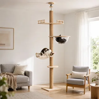 Rascador Torre a Techo Esencial | Producto a pedido