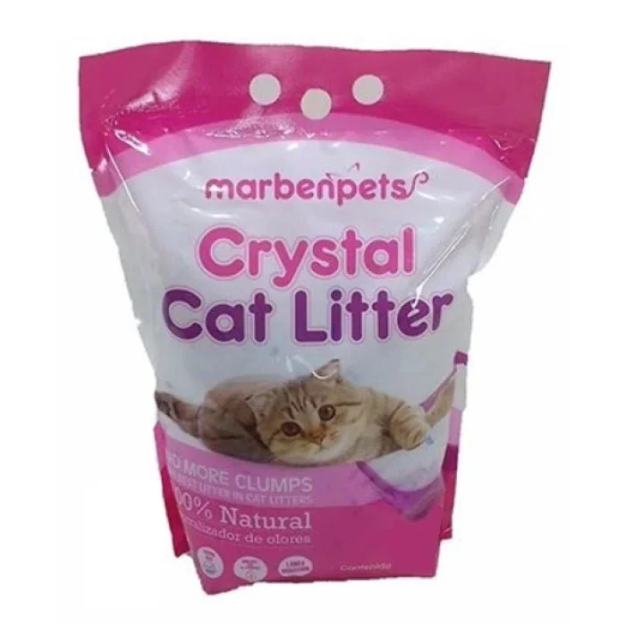 Marben Pets Crystal Cat Litter - Arena de Sílice 7,6 L (3,2 kg)