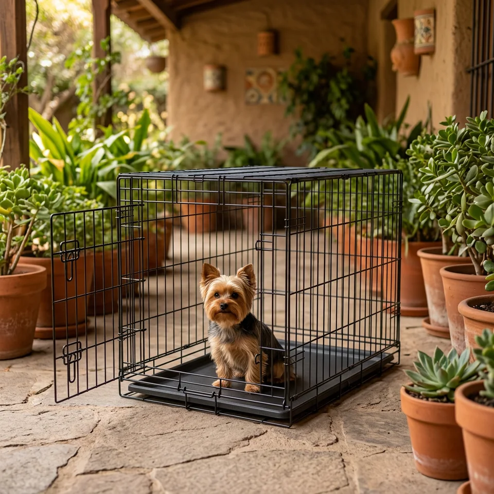 Jaula para perros bloqueo en 5 puntos - S