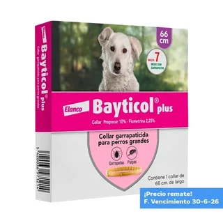 Collar Bayticol Antipulgas y Garrapatas Talla L
