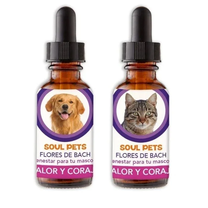 Soul Pets Flores de Bach para Perros y Gatos para Valor y Coraje