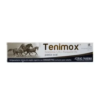 Tenimox pasta oral anti parasitaria para equinos