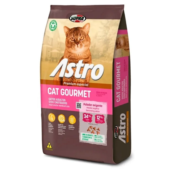 Astro Cat Gourmet gatos Adultos y Castrados 7 kg - 7KG