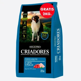 Maintenance High Pro Criadores Perros adultos todas las razas - 22KG