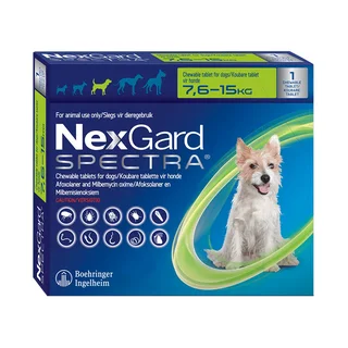 Nexgard Spectra Antiparasitario 1 Comprimido 7,5–15 kg