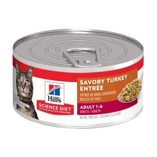 Hills feline adulto turkey entrée - 156gr